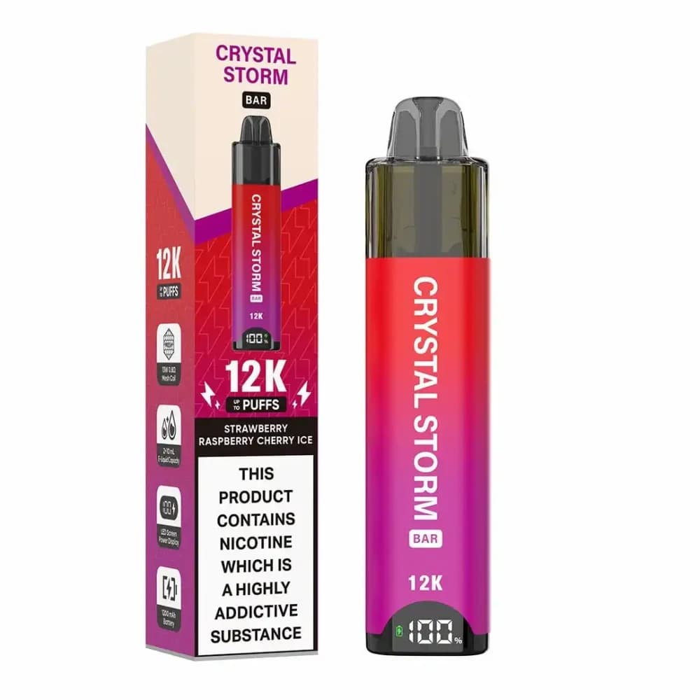  Strawberry Raspberry Cherry Ice Crystal Strom Bar 12k