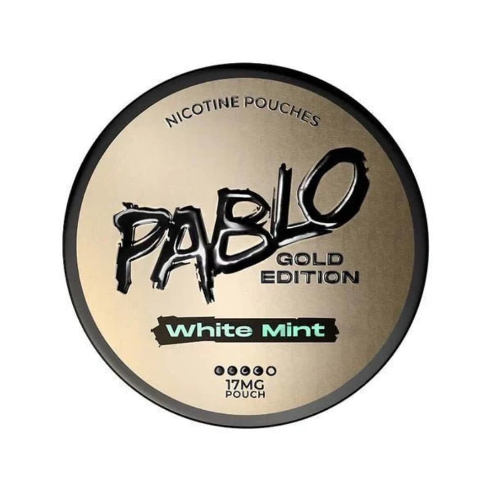  White Mint / 17mg Pablo Nicotine Pouches - Gold Edition