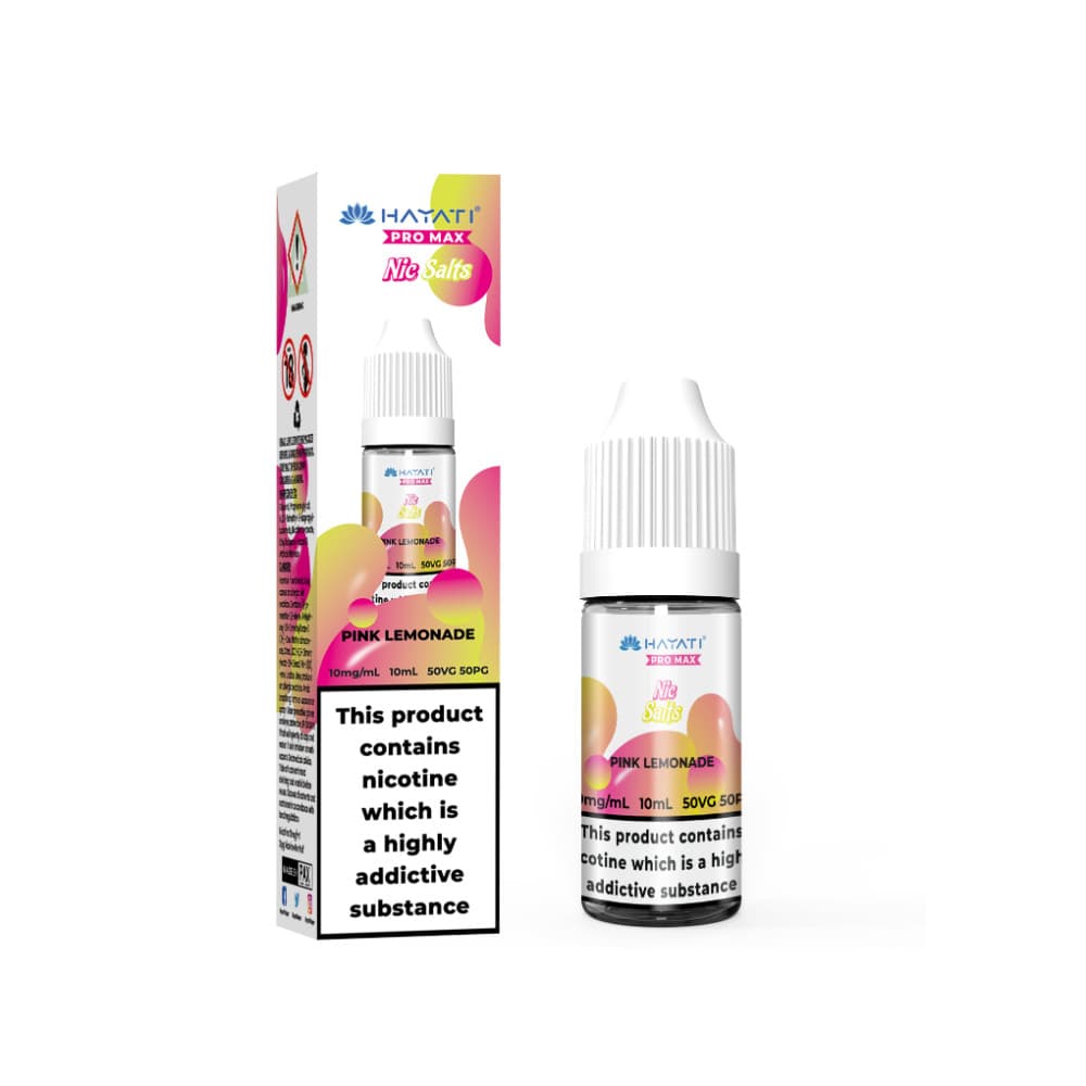  Pink Lemonade / 20mg Hayati Pro Max Nic Salts E-Liquids 10ml