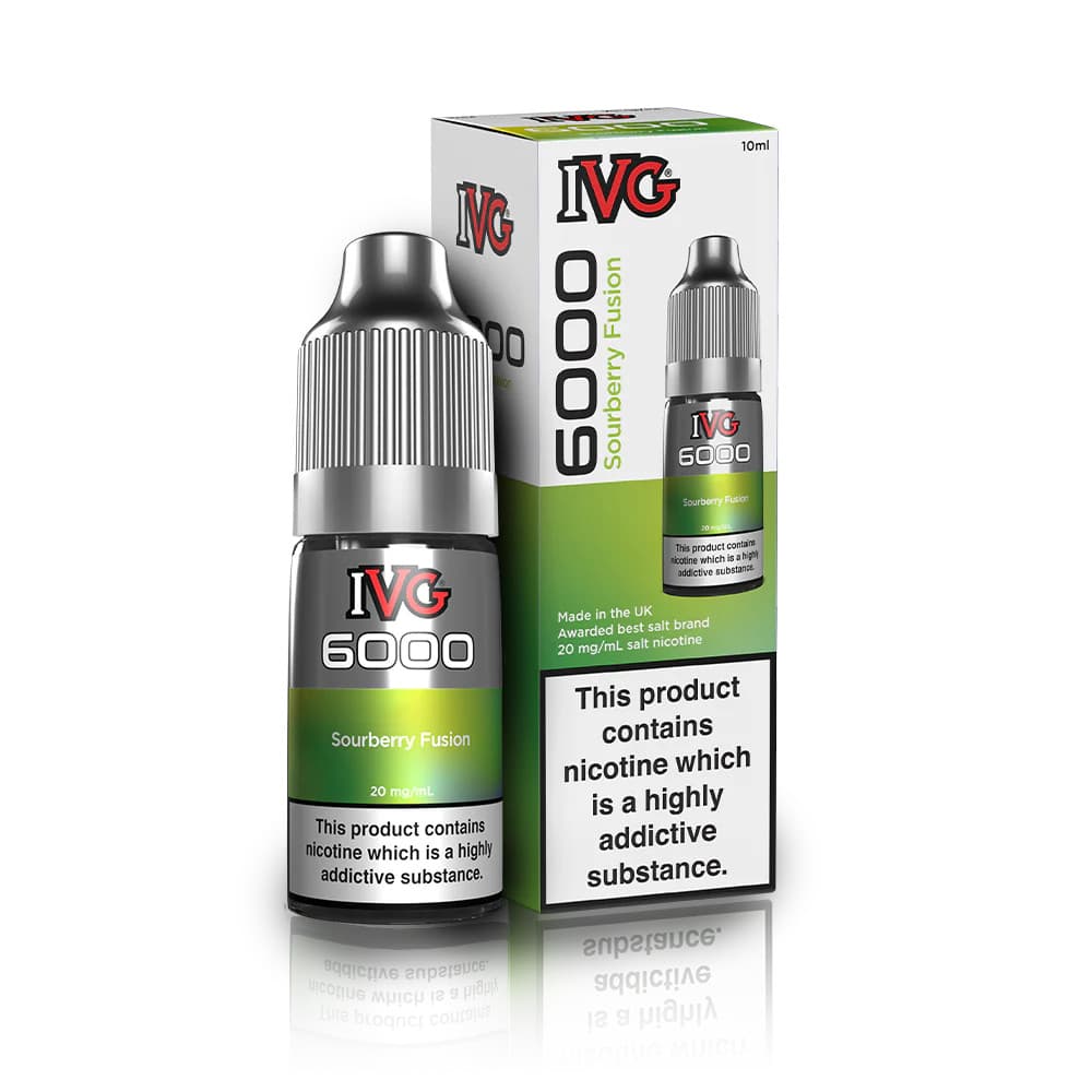  Sourberry Fusion / 20mg IVG 6000 Nic Salts e liquids 10ml