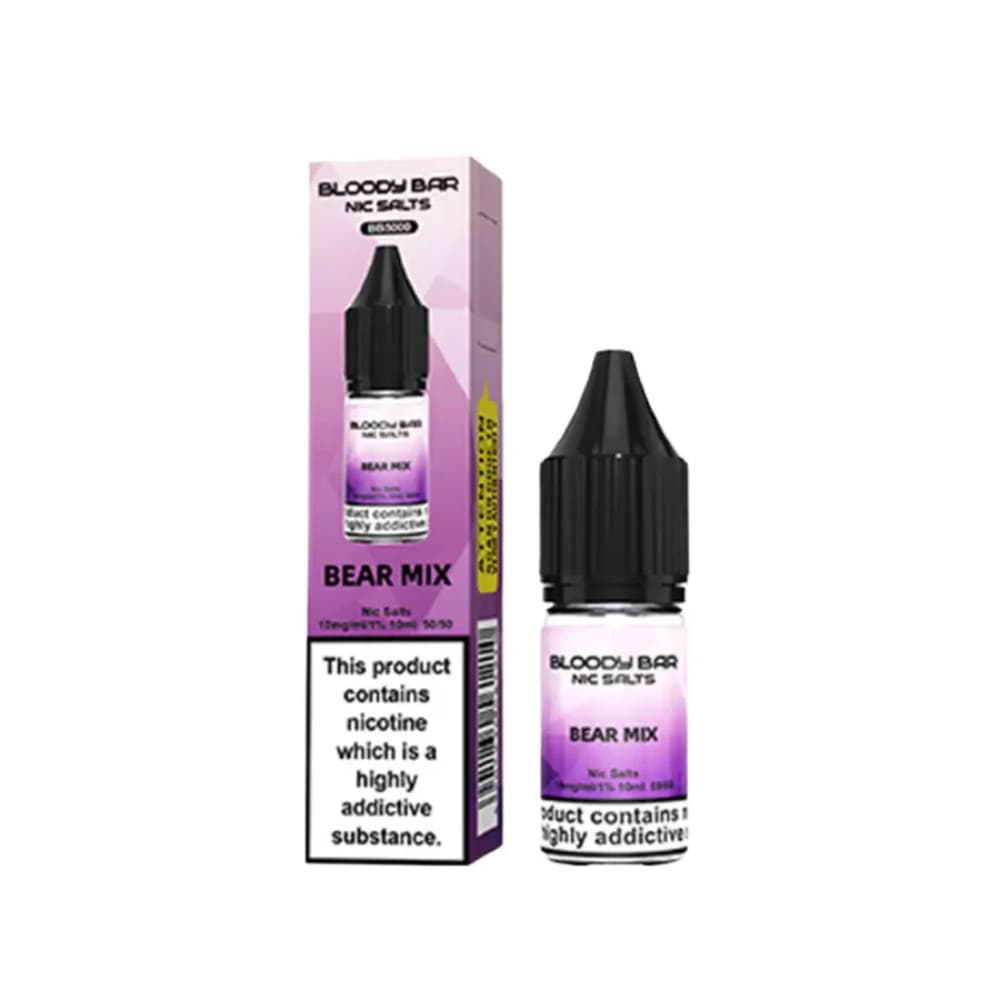  Bear Mix / 10mg Bloody Bar Nic Salts e liquids 10ml
