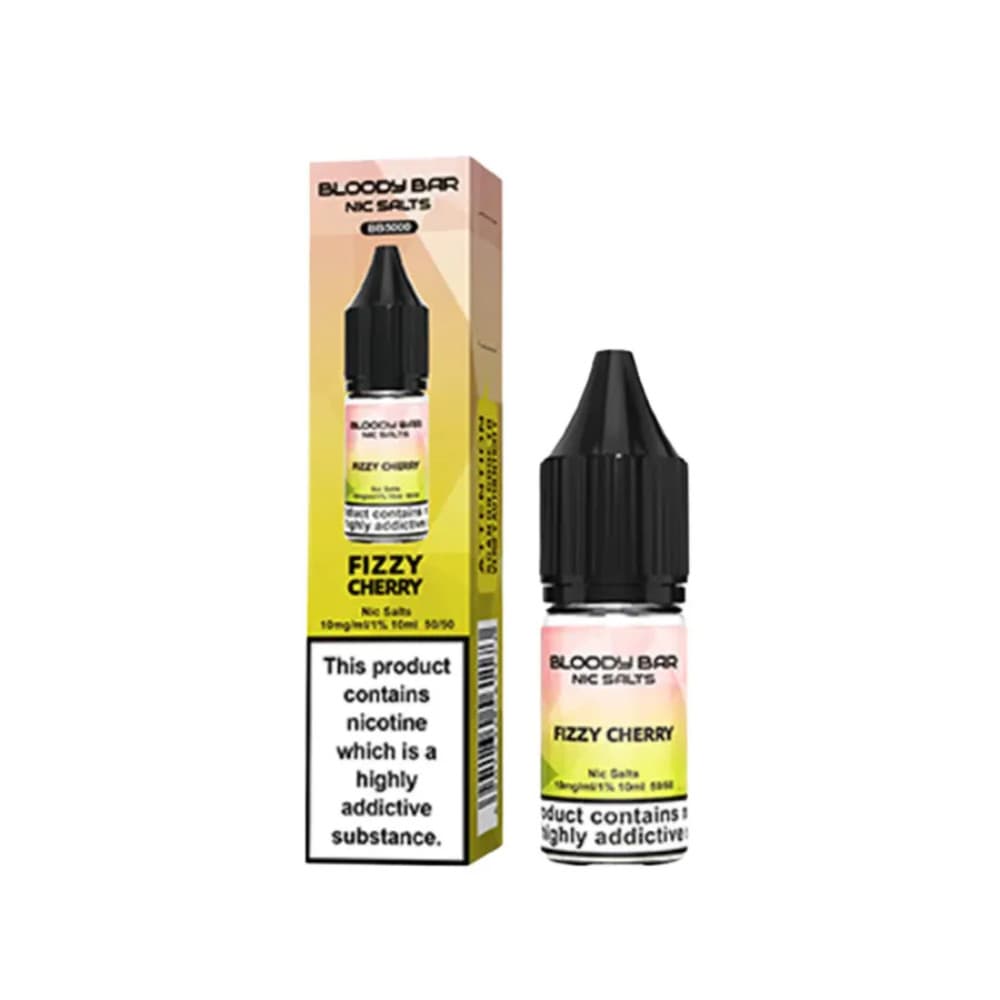  Fizzy Cherry / 10mg Bloody Bar Nic Salts e liquids 10ml