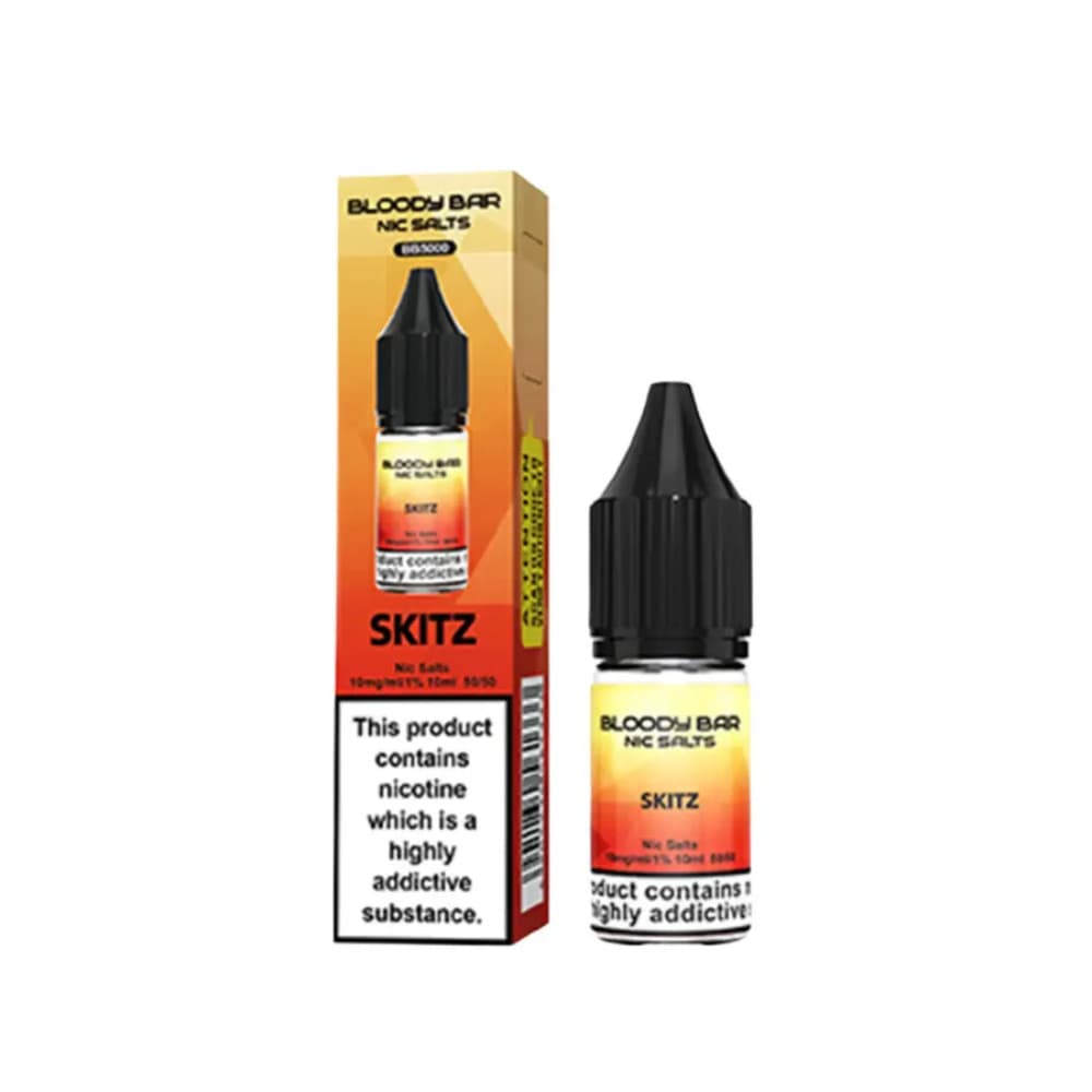  Skitz / 10mg Bloody Bar Nic Salts e liquids 10ml