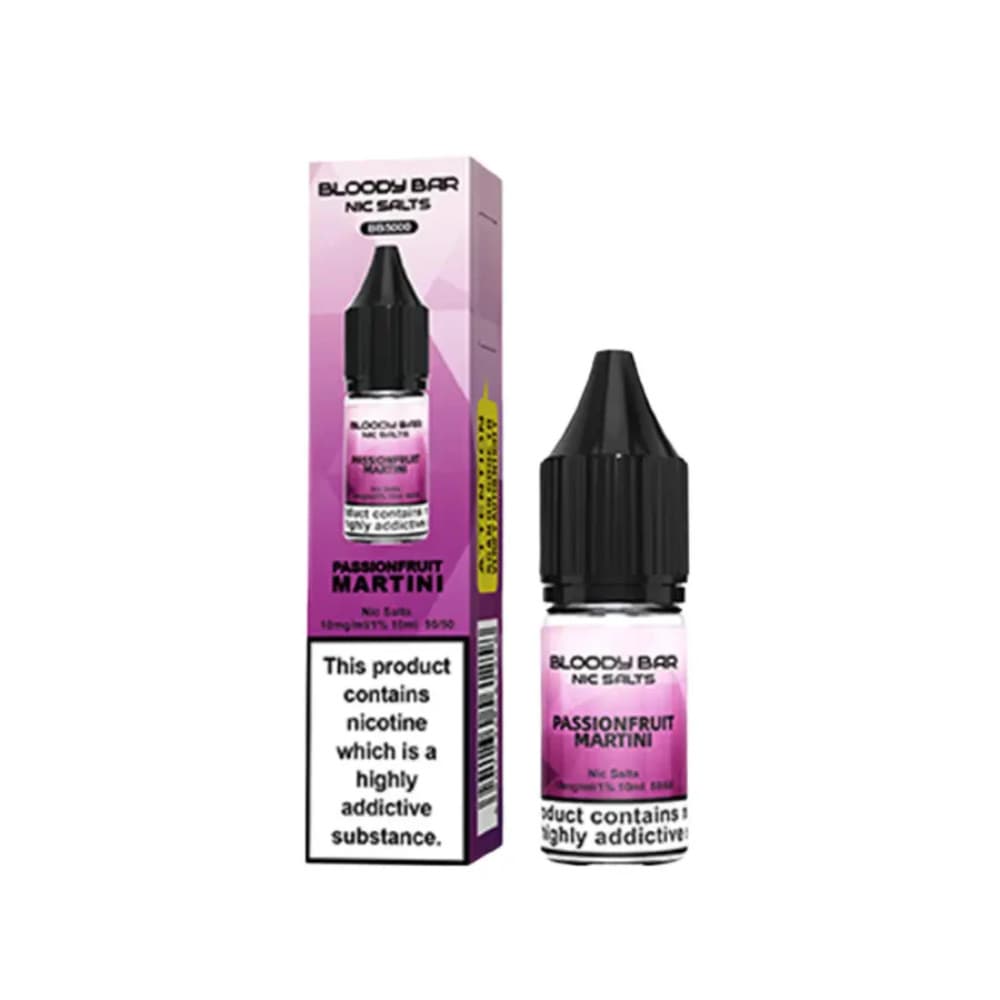  Passionfruit Martini / 20mg Bloody Bar Nic Salts e liquids 10ml