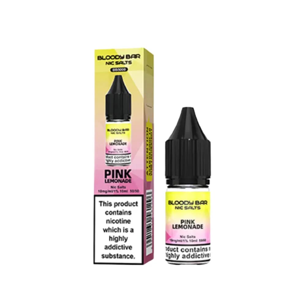  Pink Lemonade / 20mg Bloody Bar Nic Salts e liquids 10ml