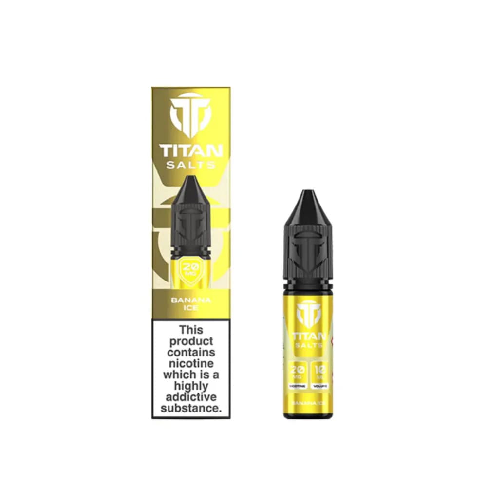  Banana Ice / 10mg Titan Nic Salts e liquids 10ml