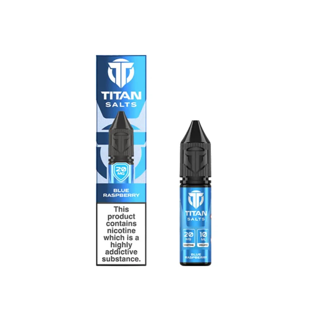  Blue Raspberry / 20mg Titan Nic Salts e liquids 10ml