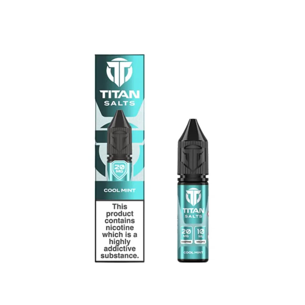  Cool Mint / 20mg Titan Nic Salts e liquids 10ml