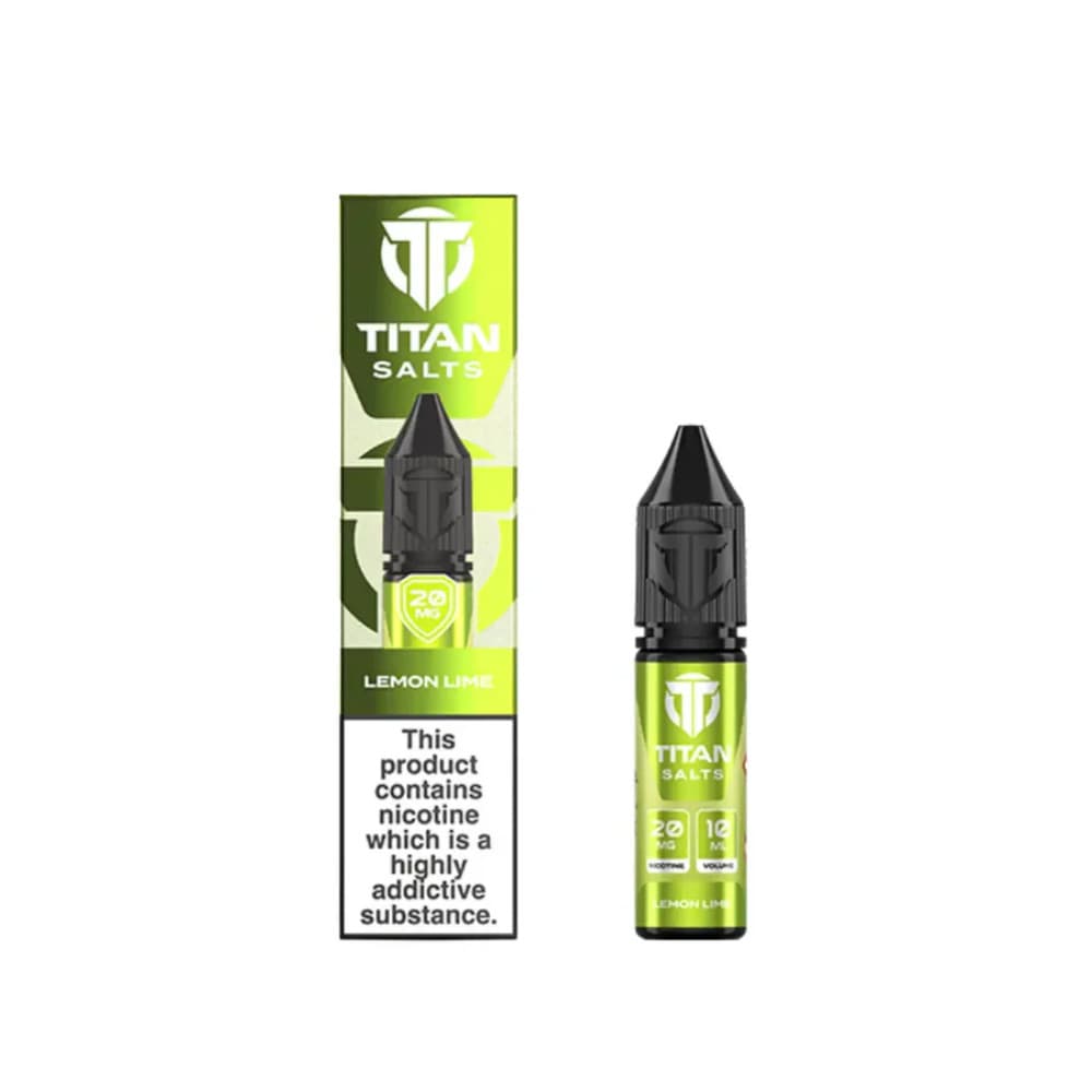  Lemon Lime / 10mg Titan Nic Salts e liquids 10ml