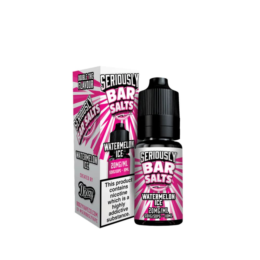  Watermelon Ice / 20mg Doozy Seriously Bar Salts 10ml e liquids 10ml