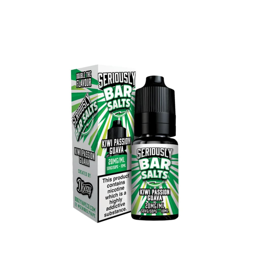  Kiwi Passion Guava / 10mg Doozy Seriously Bar Salts 10ml e liquids 10ml