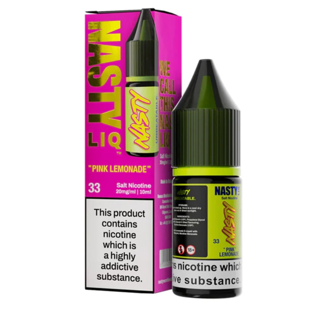  Pink Lemonade / 20mg Nasty Liq Nic Salts e liquids 10ml