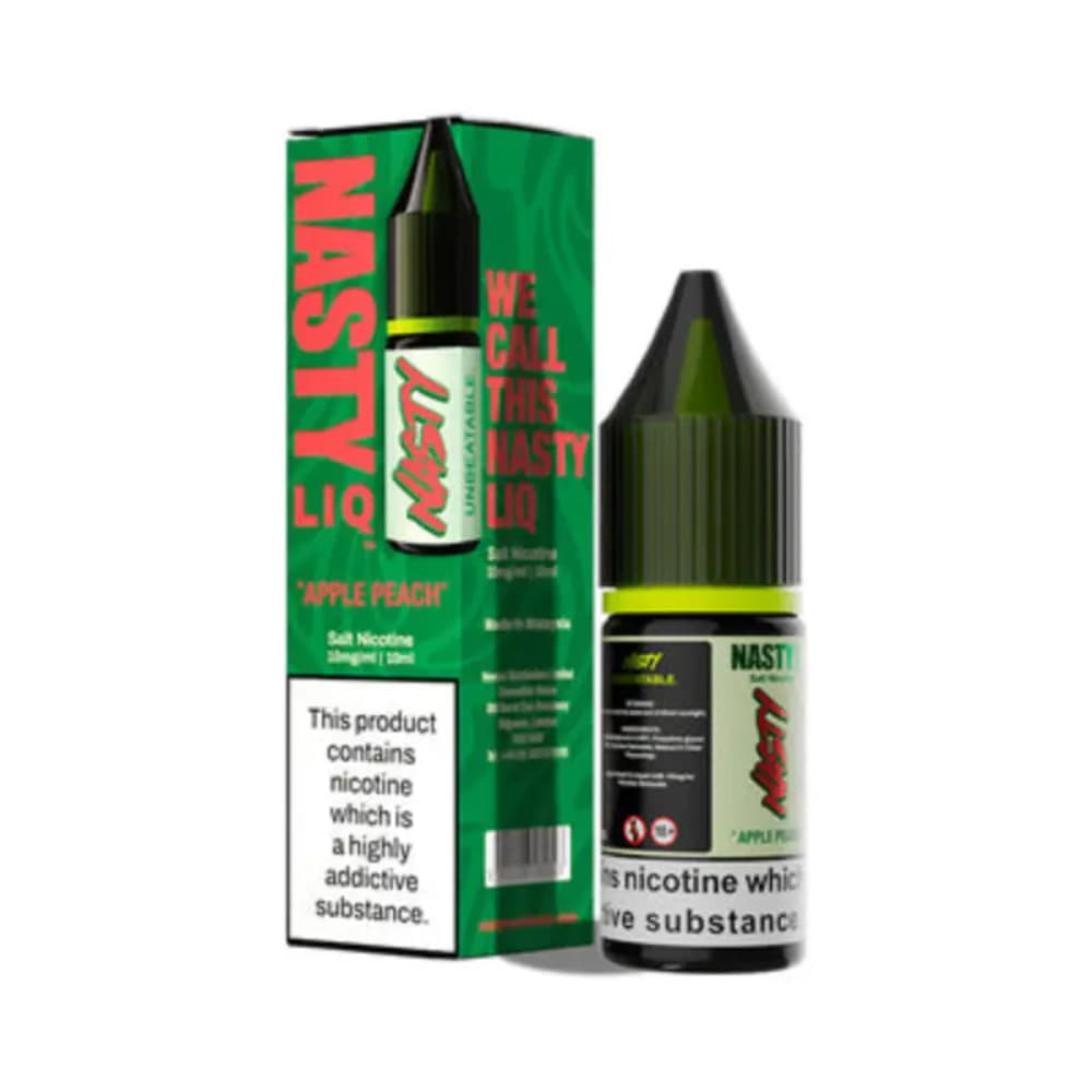  Apple Peach / 10mg Nasty Liq Nic Salts e liquids 10ml