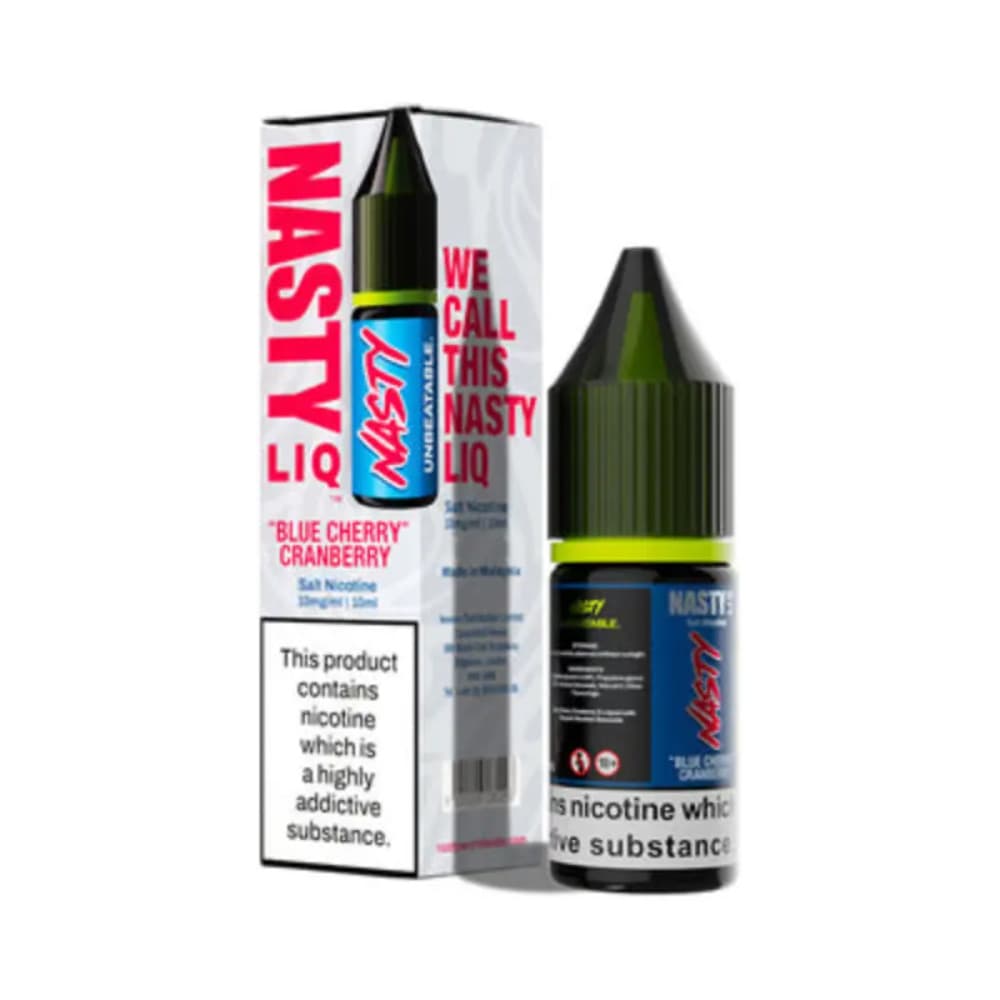  Blue Cherry Cranberry / 10mg Nasty Liq Nic Salts e liquids 10ml