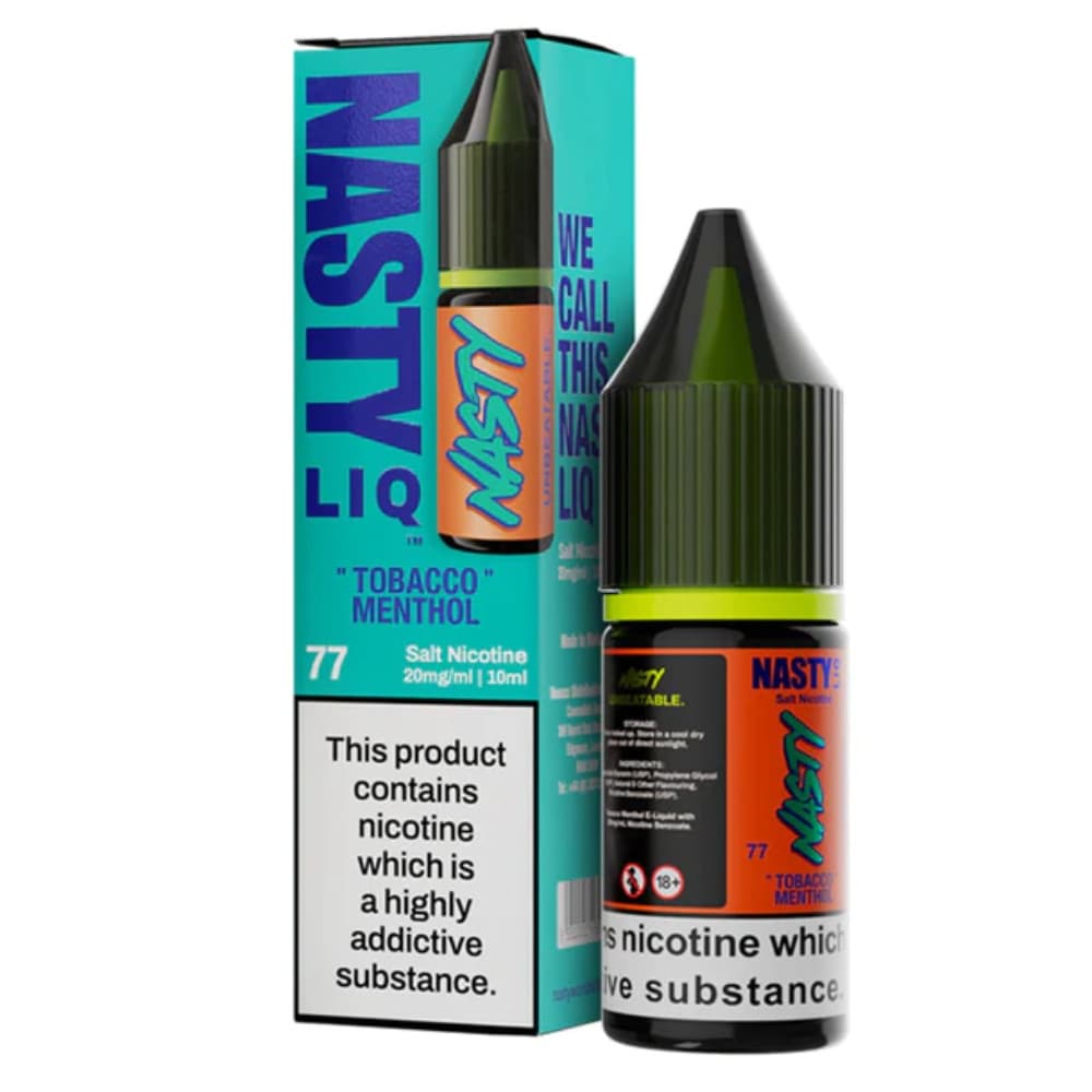  Tobacco Menthol / 20mg Nasty Liq Nic Salts e liquids 10ml
