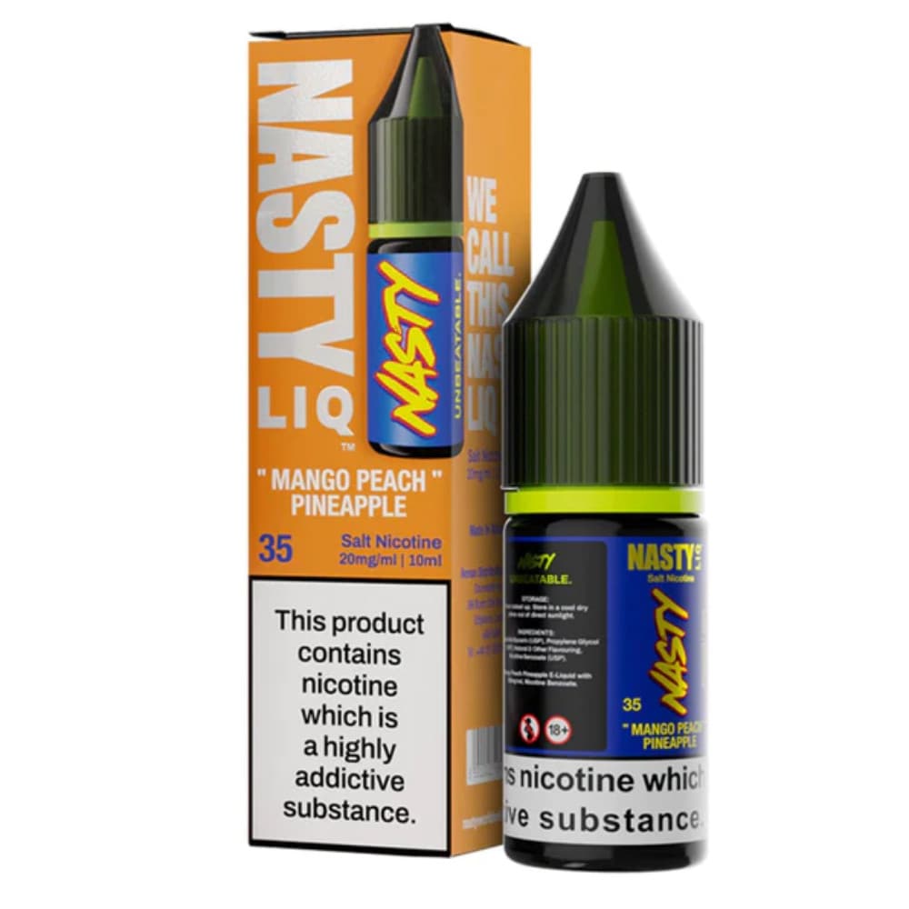  Peach Mango Pineapple / 20mg Nasty Liq Nic Salts e liquids 10ml