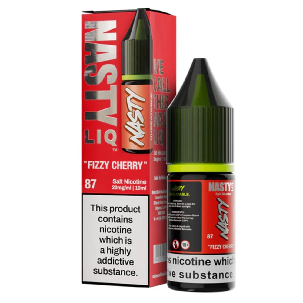 Fizzy Cherry / 10mg Nasty Liq Nic Salts e liquids 10ml