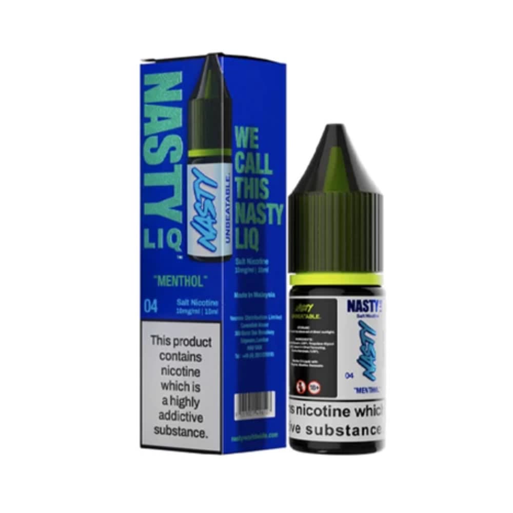  Menthol / 20mg Nasty Liq Nic Salts e liquids 10ml