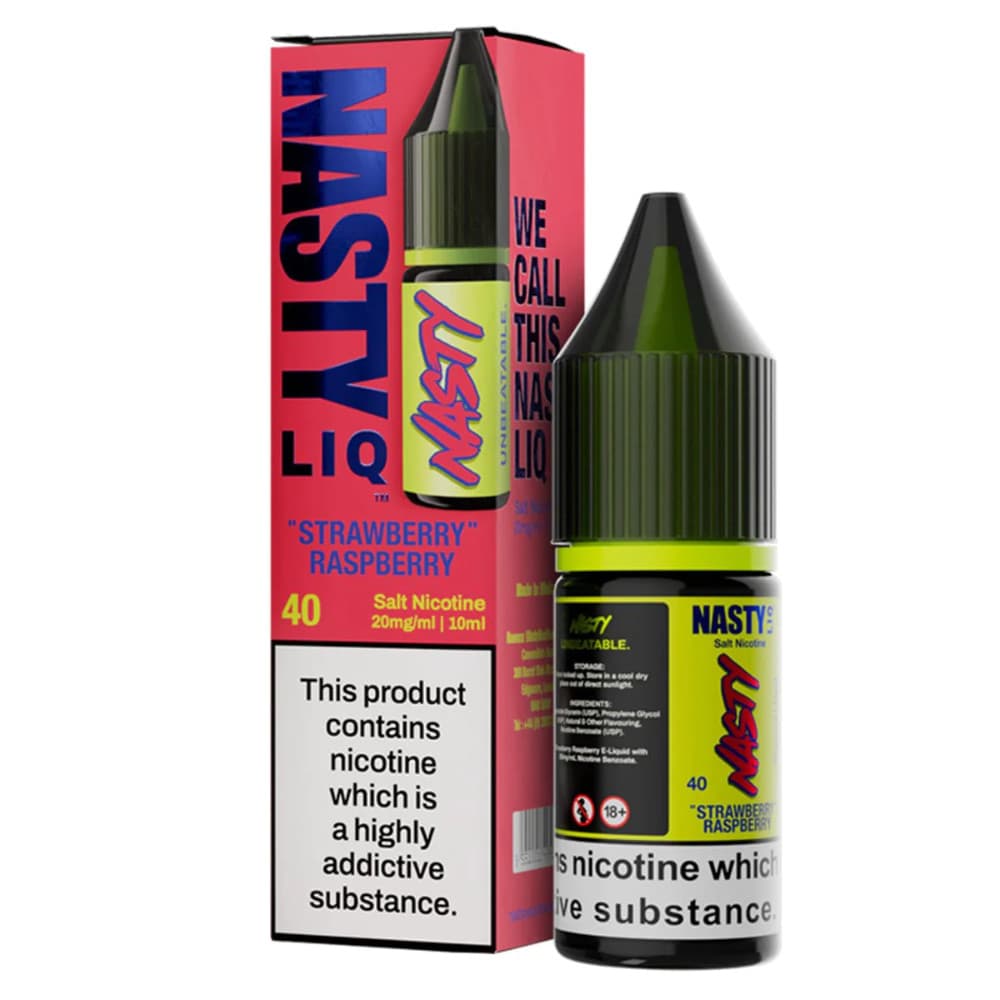 Strawberry Raspberry / 10mg Nasty Liq Nic Salts e liquids 10ml