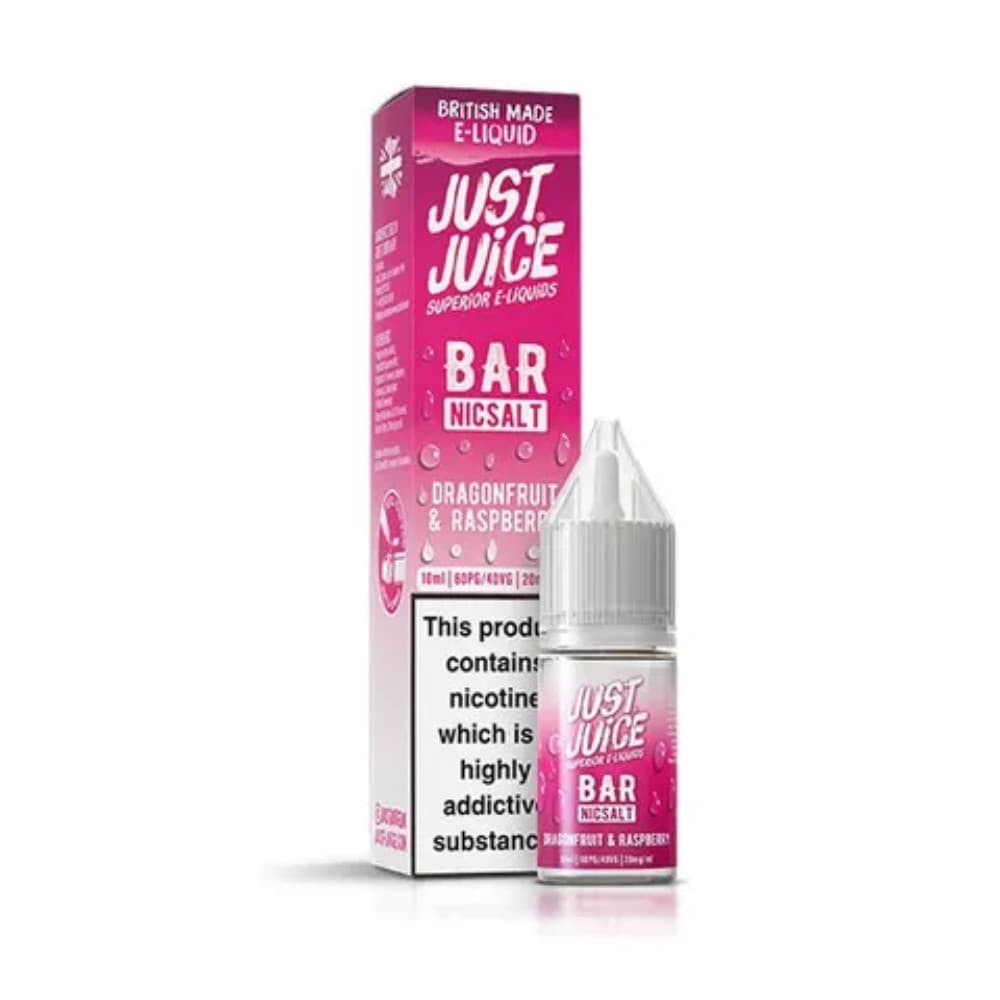 Dragonfruit Raspberry / 10mg Just Juice Bar Nic Salts e liquids 10ml