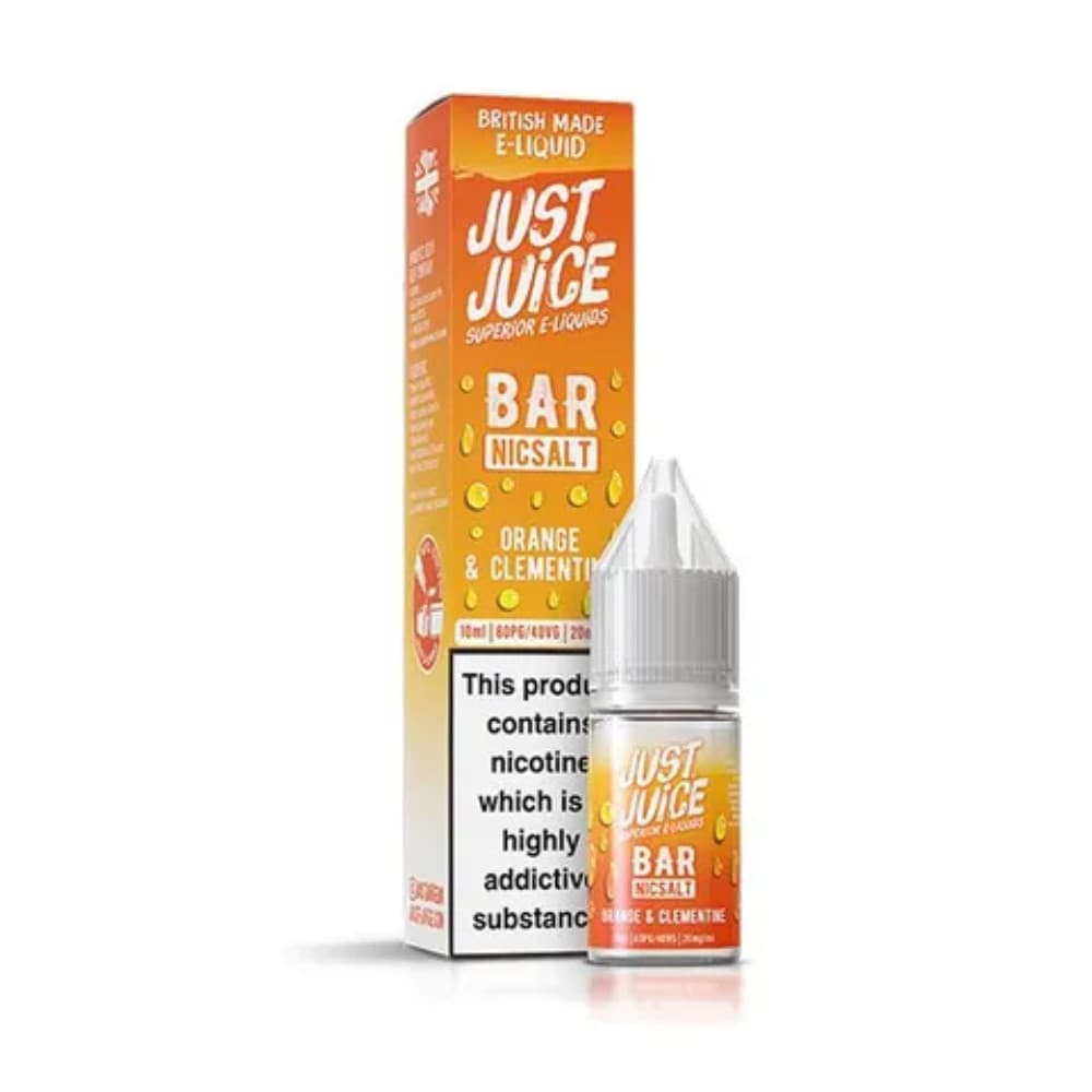  Orange Clementine / 10mg Just Juice Bar Nic Salts e liquids 10ml