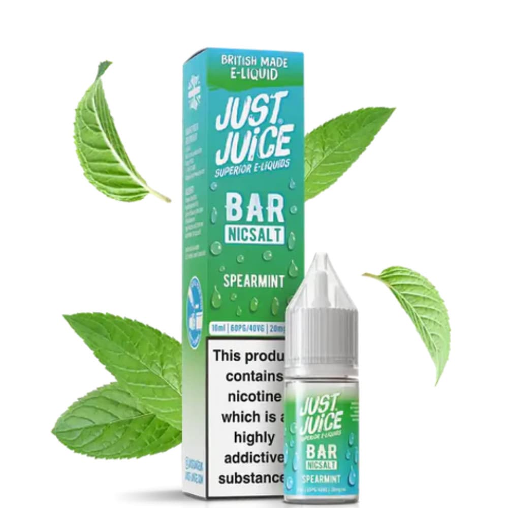  Spearmint / 10mg Just Juice Bar Nic Salts e liquids 10ml