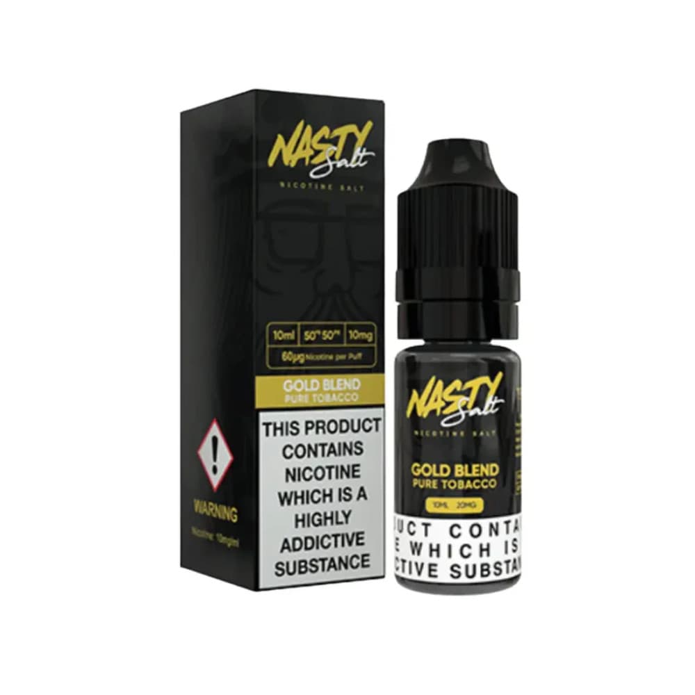  Gold Blend / 20mg Nasty Juice Nic Salts e liquids 10ml