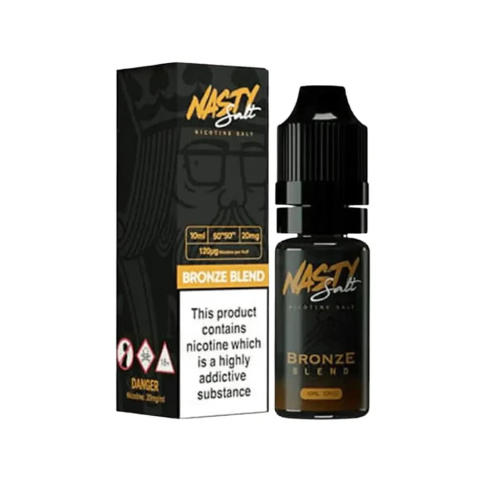  Bronze Blend / 20mg Nasty Juice Nic Salts e liquids 10ml
