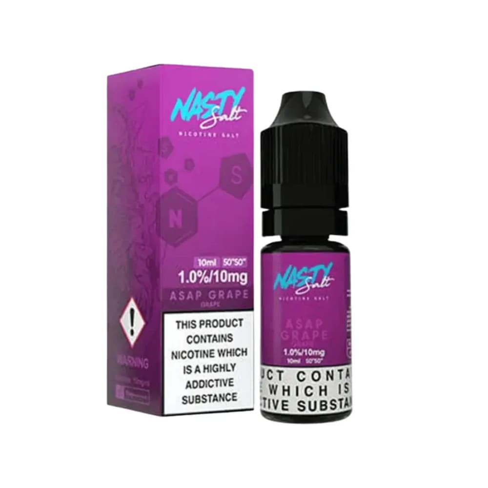  Asap Grape / 10mg Nasty Juice Nic Salts e liquids 10ml