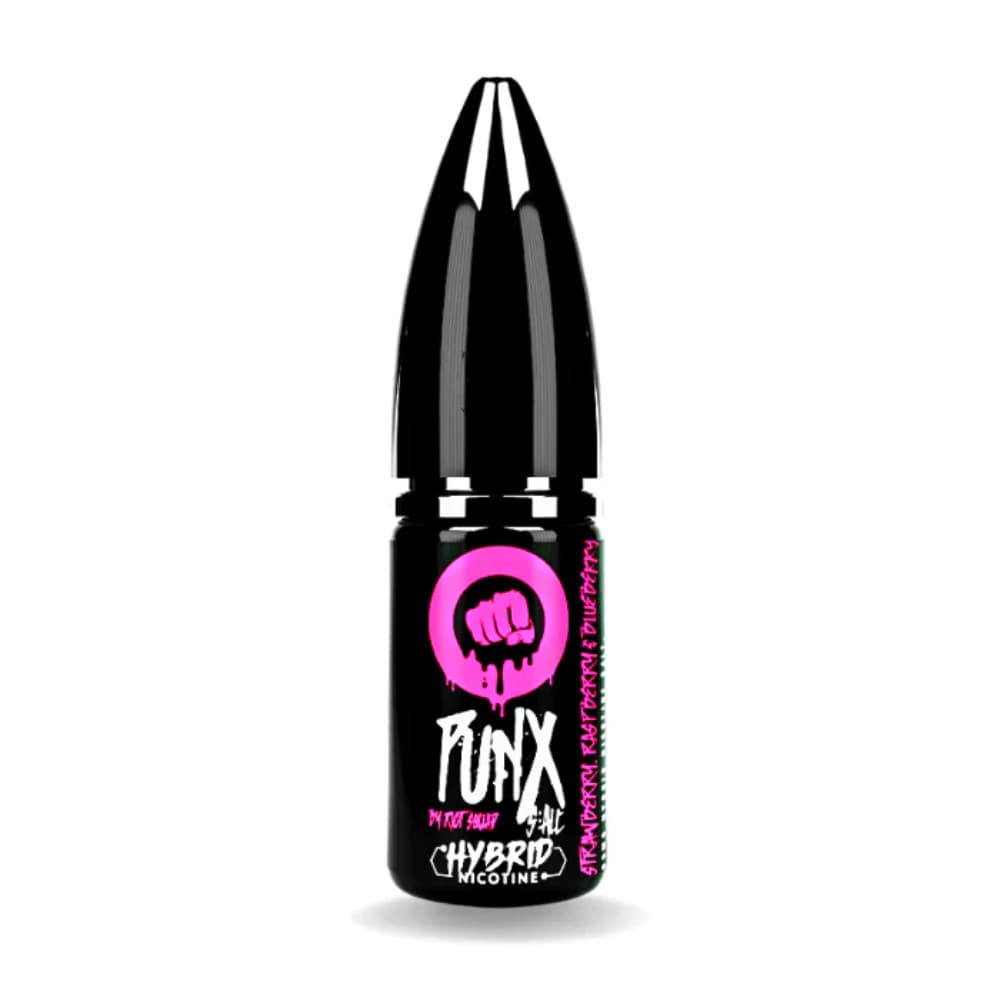  Strawberry Raspberry & Blueberry / 20mg Riot Squad Punx Nic Salts e liquids 10ml