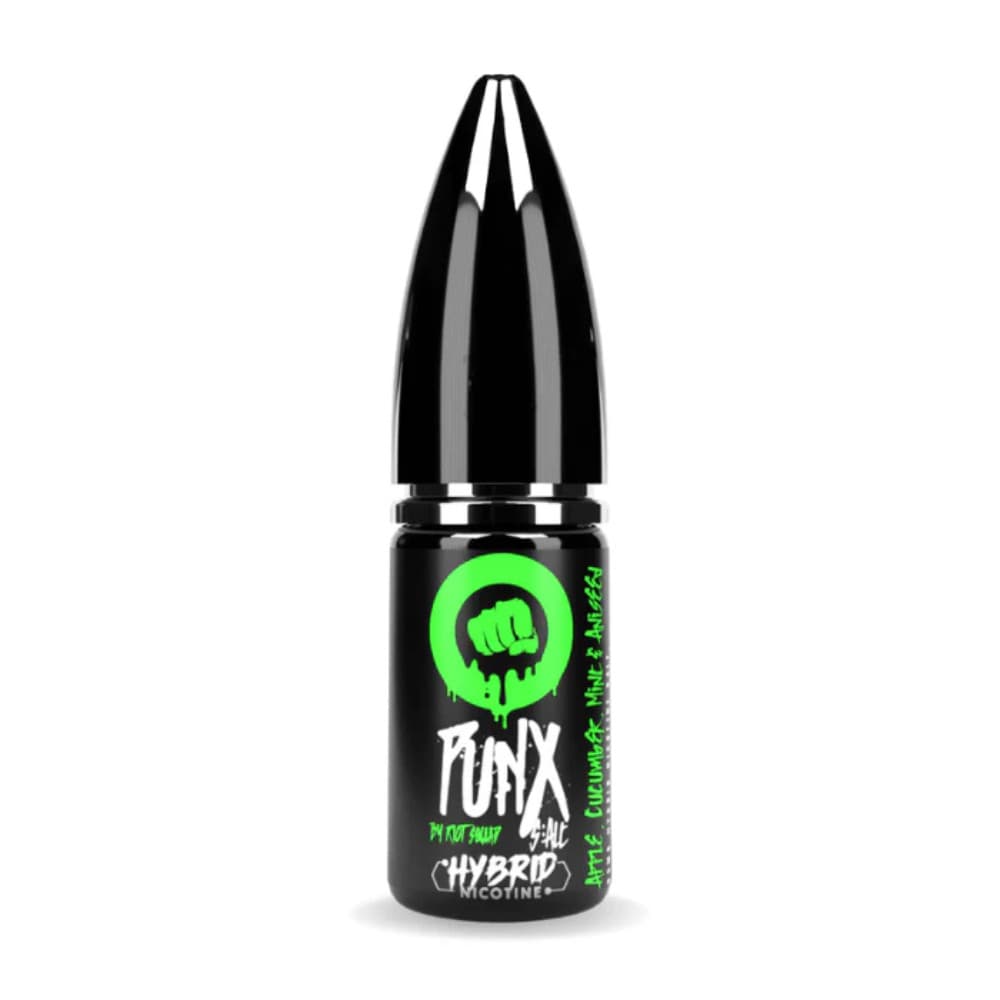  Apple Cumcumber Mint & Aniseed / 10mg Riot Squad Punx Nic Salts e liquids 10ml