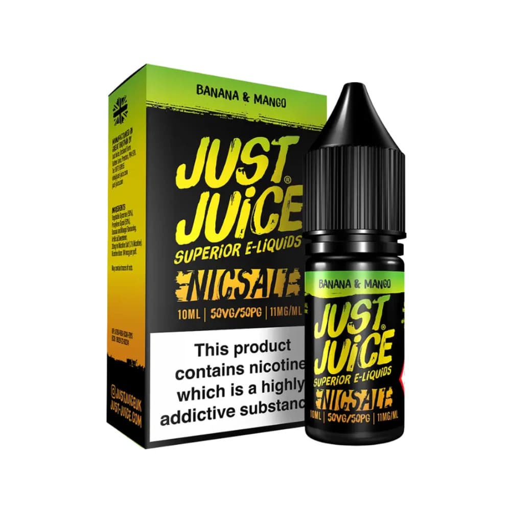  Banana & Mango / 20mg Just Juice Original Nic Salts e liquids 10ml