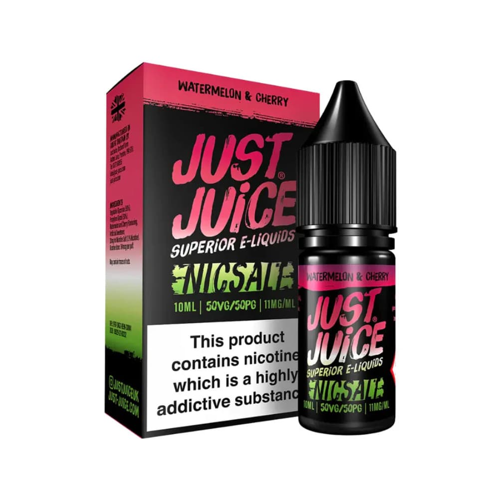  Watermelon & Cherry / 20mg Just Juice Original Nic Salts e liquids 10ml