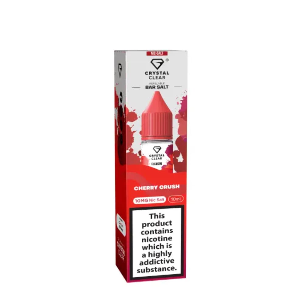  Cherry Crush / 20mg Crystal Clear Nic Salts e liquids 10ml