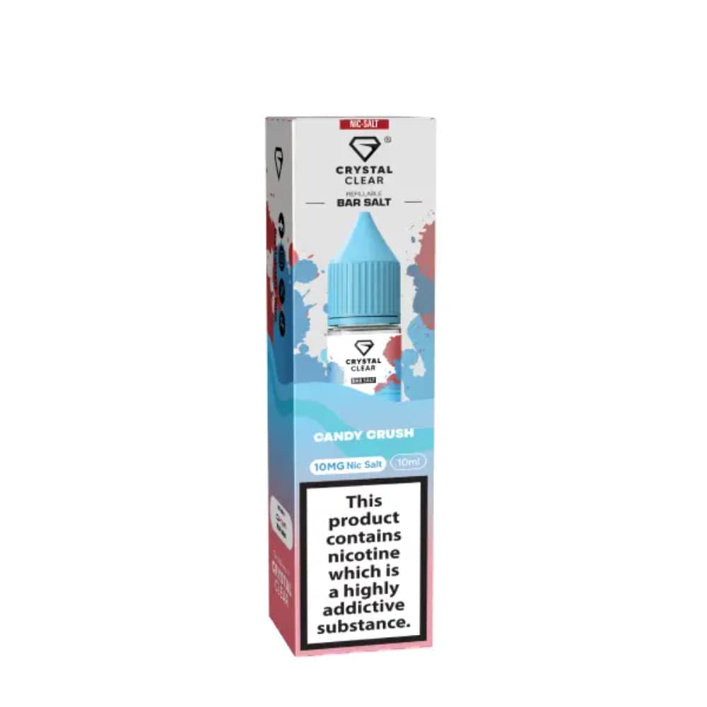  Candy Crush / 20mg Crystal Clear Nic Salts e liquids 10ml