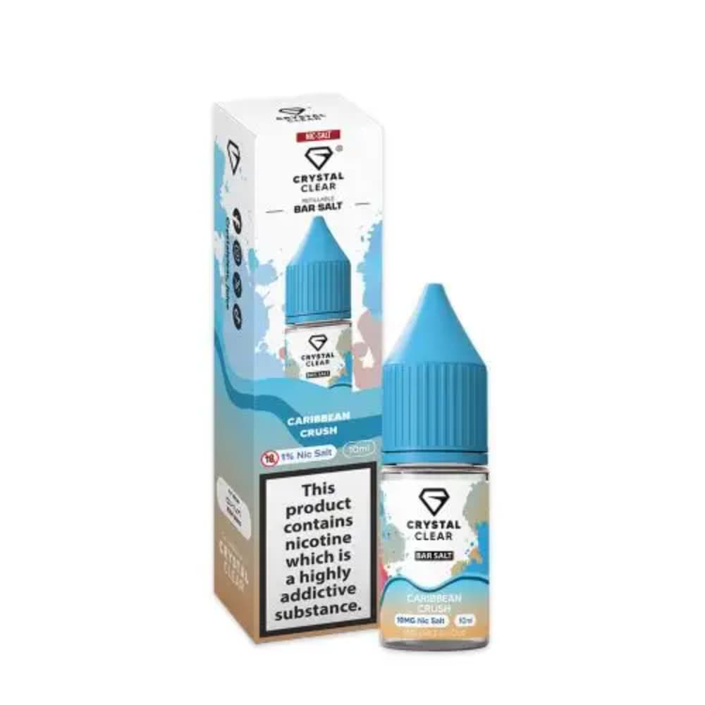  Caribbean Crush / 10mg Crystal Clear Nic Salts e liquids 10ml