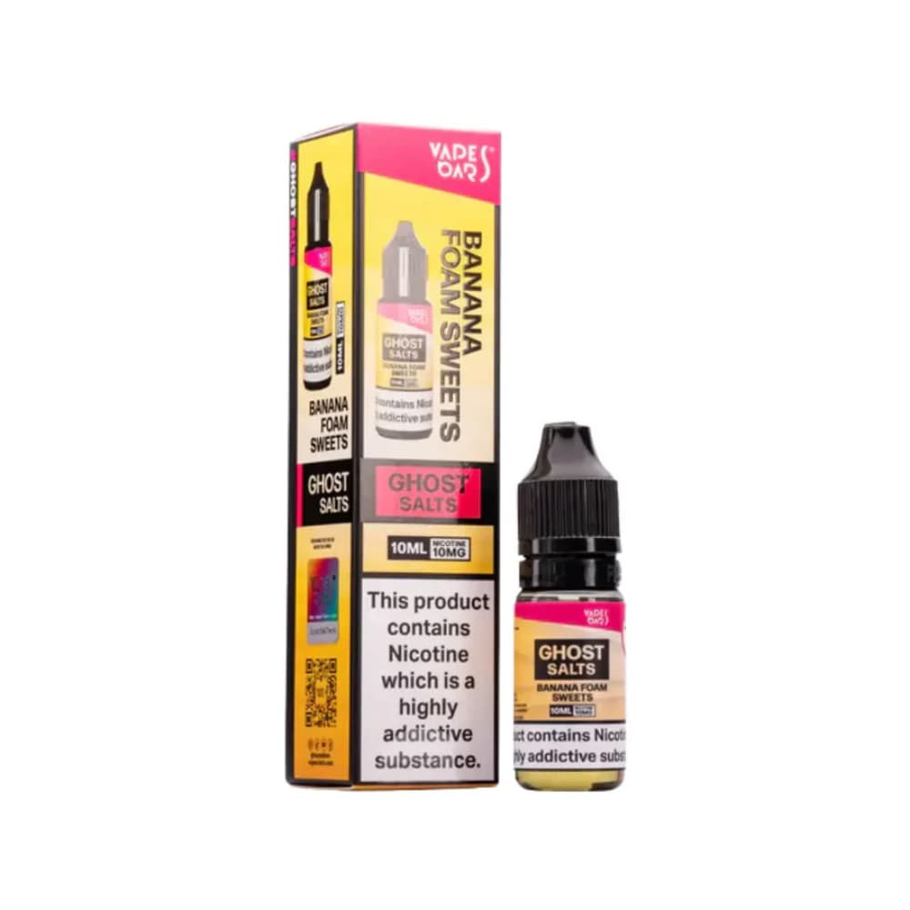  Banana Foam Sweets / 20mg Ghost 3500 Nic Salts e liquids 10ml