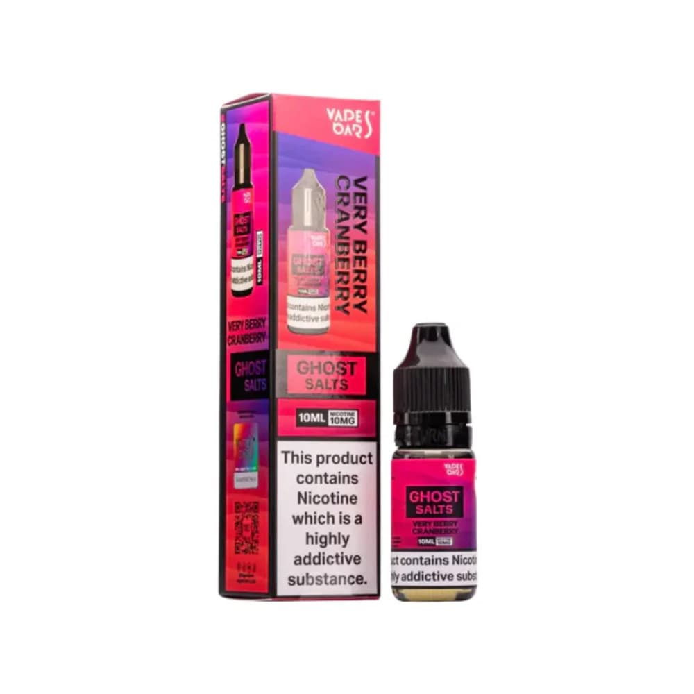  Very Bery Cranberry / 10mg Ghost 3500 Nic Salts e liquids 10ml