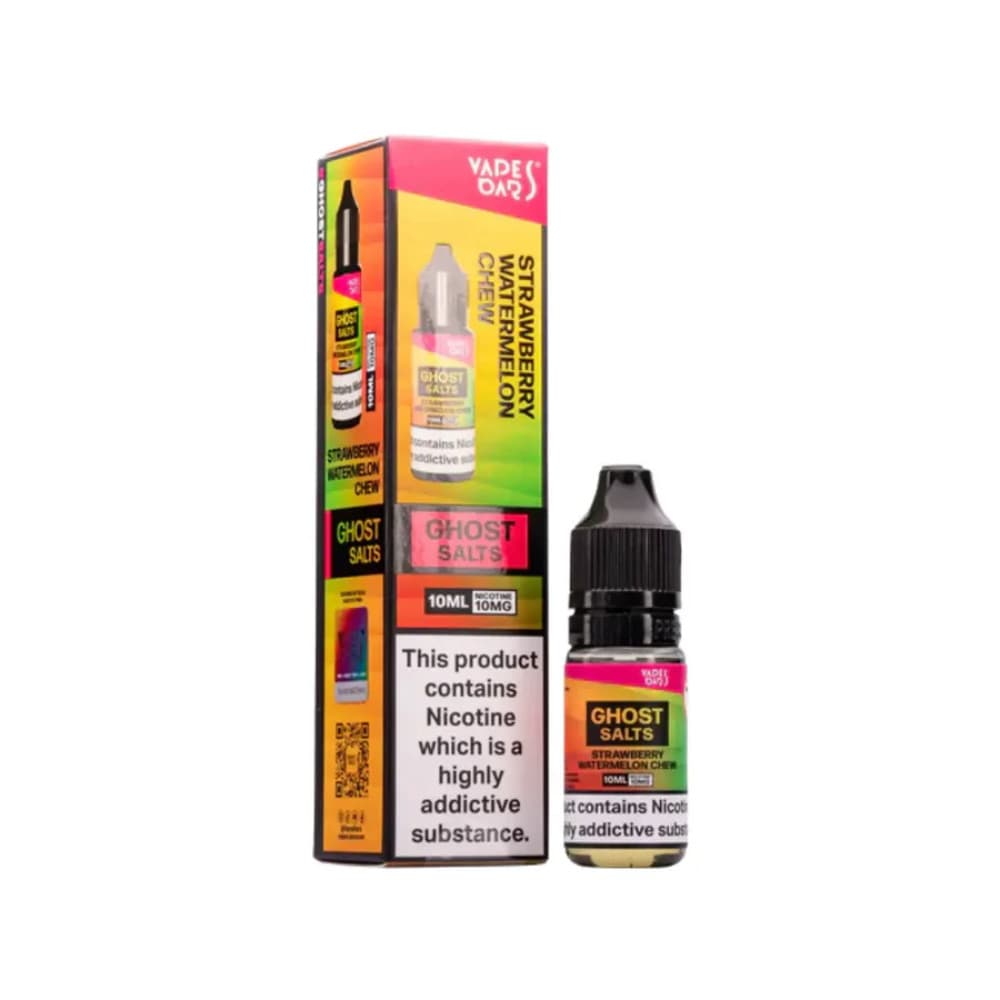  Strawberry Watermelon Chew / 10mg Ghost 3500 Nic Salts e liquids 10ml