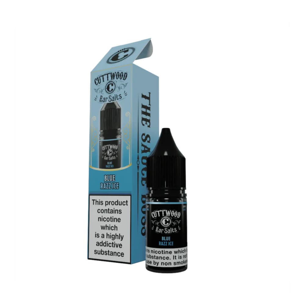  Blue Razz Ice / 10mg Cuttwood Bar Salt Nic Salts e liquids 10ml