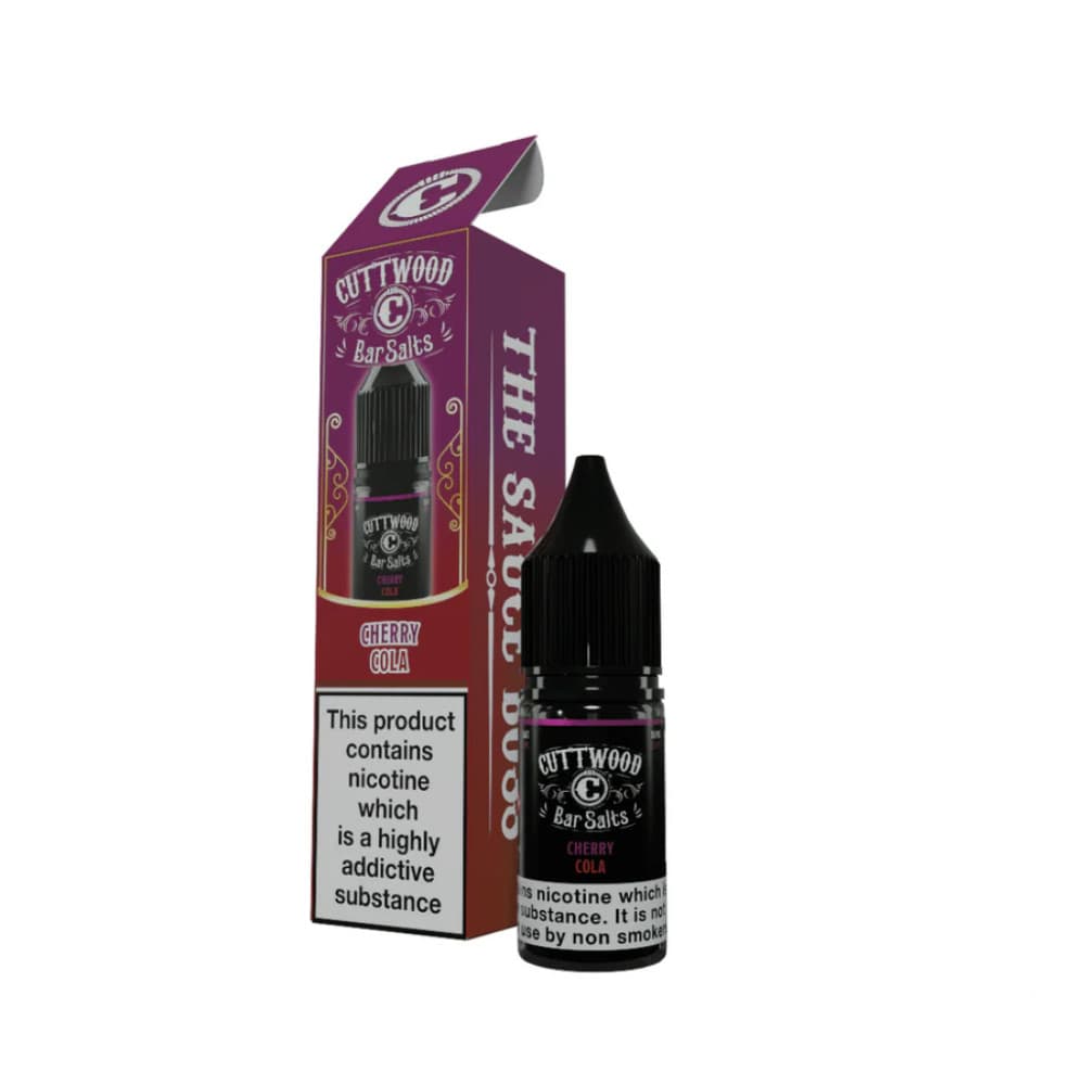  Cherry Cola / 20mg Cuttwood Bar Salt Nic Salts e liquids 10ml