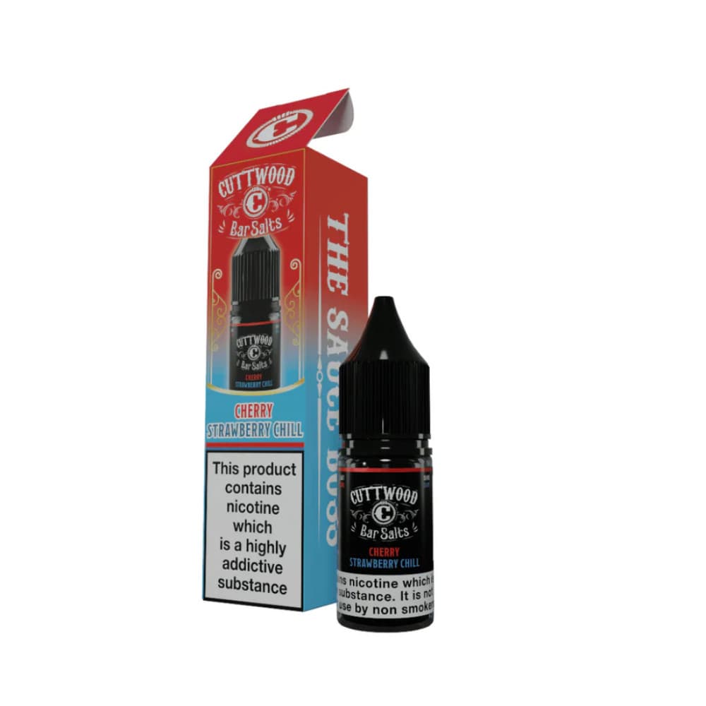  Cherry Strawberry Chill / 10mg Cuttwood Bar Salt Nic Salts e liquids 10ml