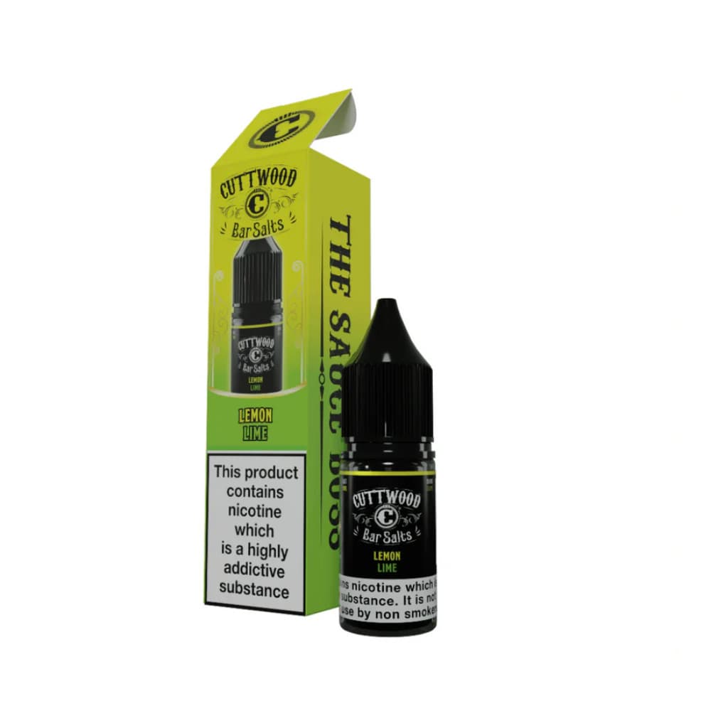  Lemon Lime / 10mg Cuttwood Bar Salt Nic Salts e liquids 10ml