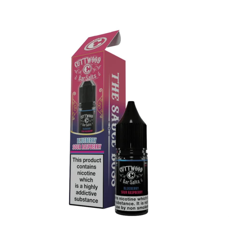  Blue Sour Raspberry / 20mg Cuttwood Bar Salt Nic Salts e liquids 10ml