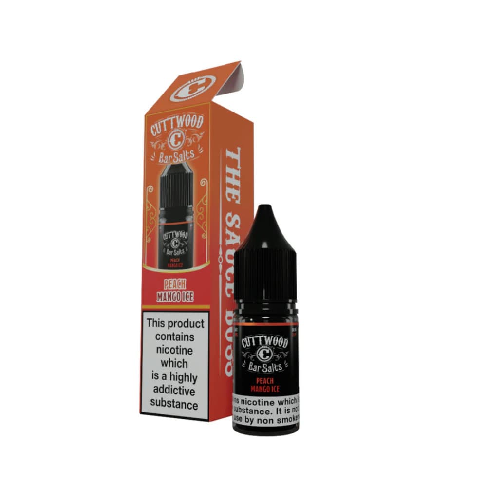  Peach Mango Ice / 20mg Cuttwood Bar Salt Nic Salts e liquids 10ml