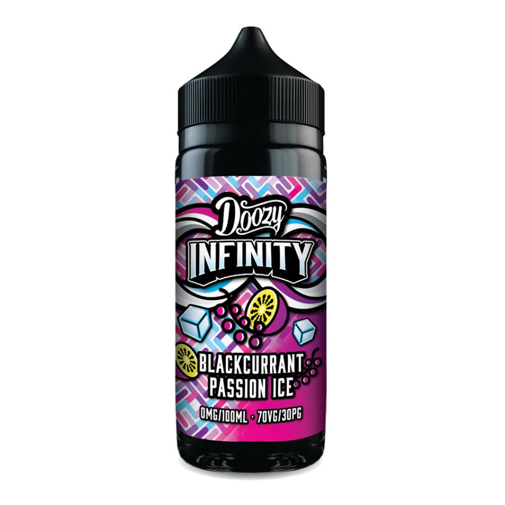  Blackcurrant Passion Ice / 10mg Doozy Infinity Nic Salts e liquids 10ml