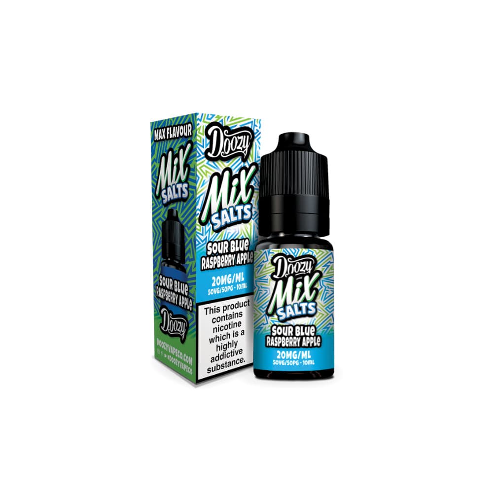  Sour Blue Raspberry Apple / 10mg Doozy Mix Nic Salts 10ml e liquids 10ml