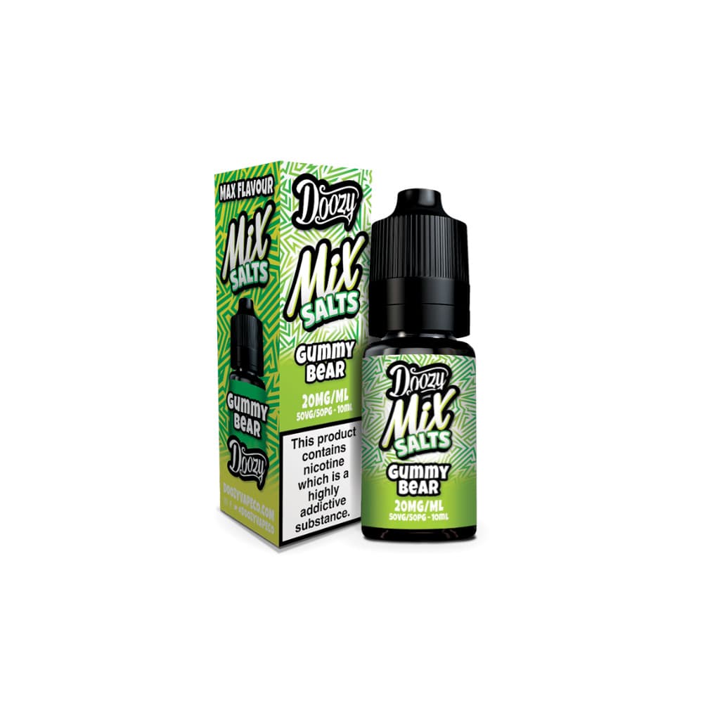  Gummy Bear / 10mg Doozy Mix Nic Salts 10ml e liquids 10ml