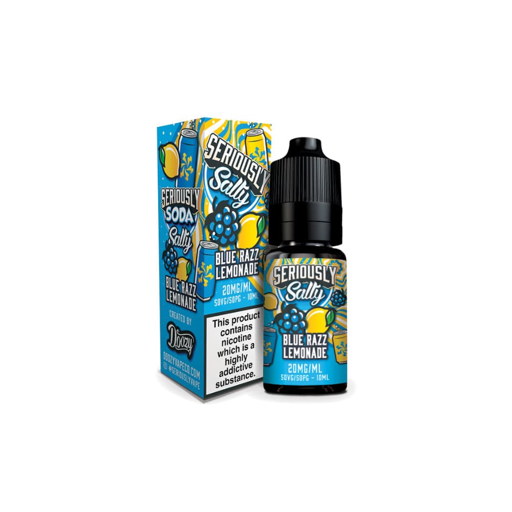  Blue Razz Lemonade / 20mg Doozy Serious Soda Nic Salts e liquids 10ml