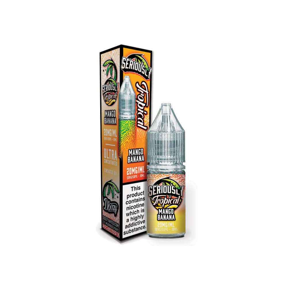  Mango Banana / 10mg Doozy Serious Tropical Nic Salts e liquids 10ml